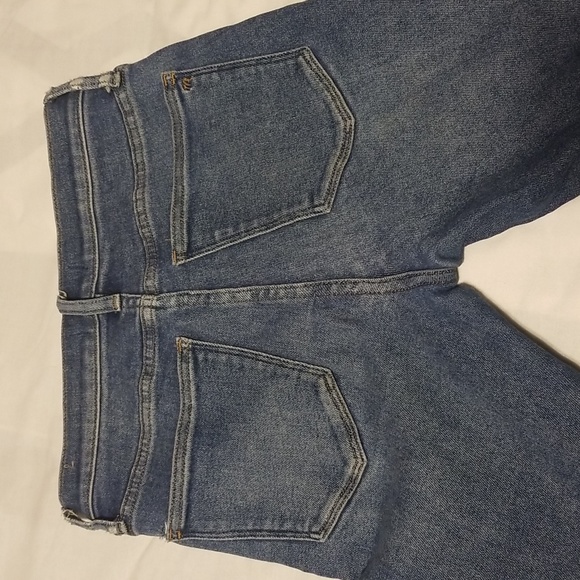 Madewell Cali Demi-Boot Jeans un Bodney Wash Size 27 Color Blue - Picture 14 of 16